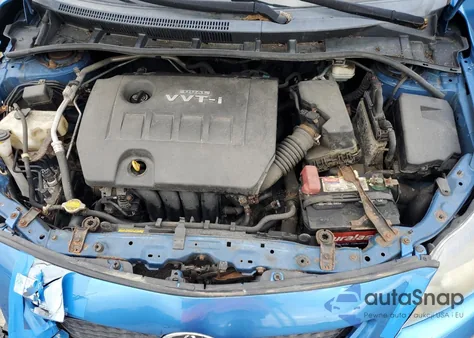 2010 Toyota Corolla Base from USA, damaged, VIN 2T1BU4EE2AC237038